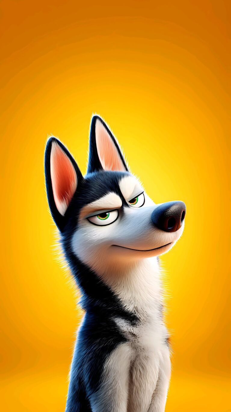 cute husky wallpaper