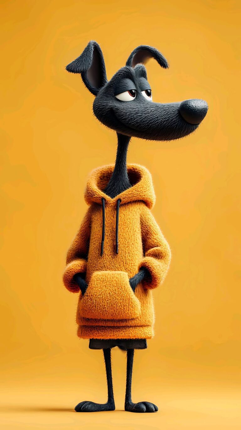 cute black dog wallpaper