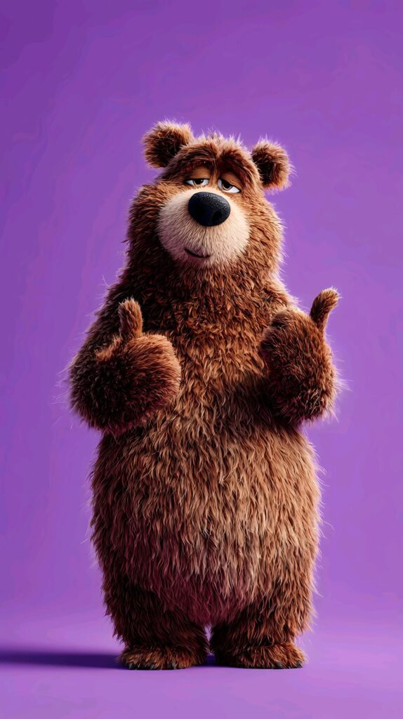 cute bear wallpaper, bear thumbs up wallpaper, adorable animal wallpaper, cheerful bear wallpaper, happy bear wallpaper, aesthetic bear wallpaper, trending wallpaper, cute pet wallpaper, positive vibes wallpaper, fun bear wallpaper